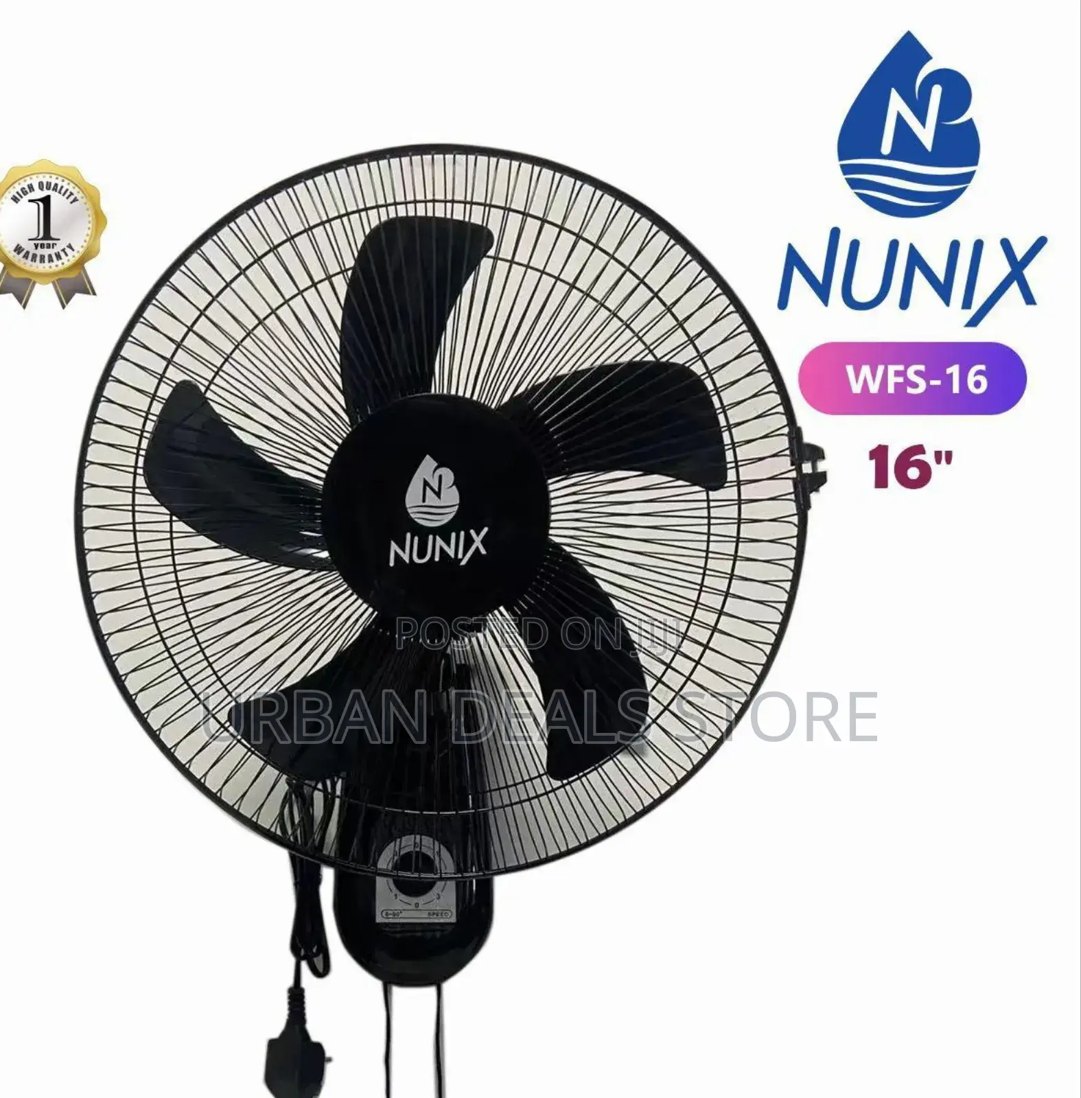 Nunix WFS-16 Wall Fan