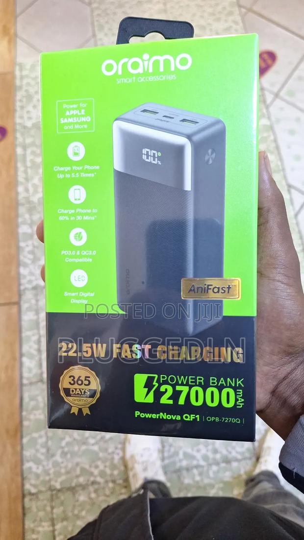 Oraimo Powernova Qf1 27000mah Power Bank.