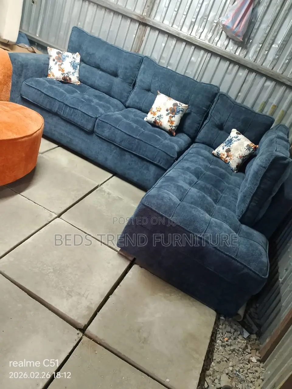 Ergonomically Crafted 6 Seater L Sofa