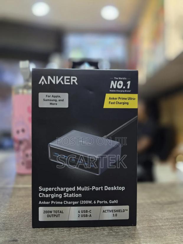 Anker Prime  The Anker Prime 200w/250w Desktop Charging Station .