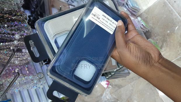 Lyden iPhone 16 Pro Max Leather Case Premium Full-Grain -Blue - thumbnail 2