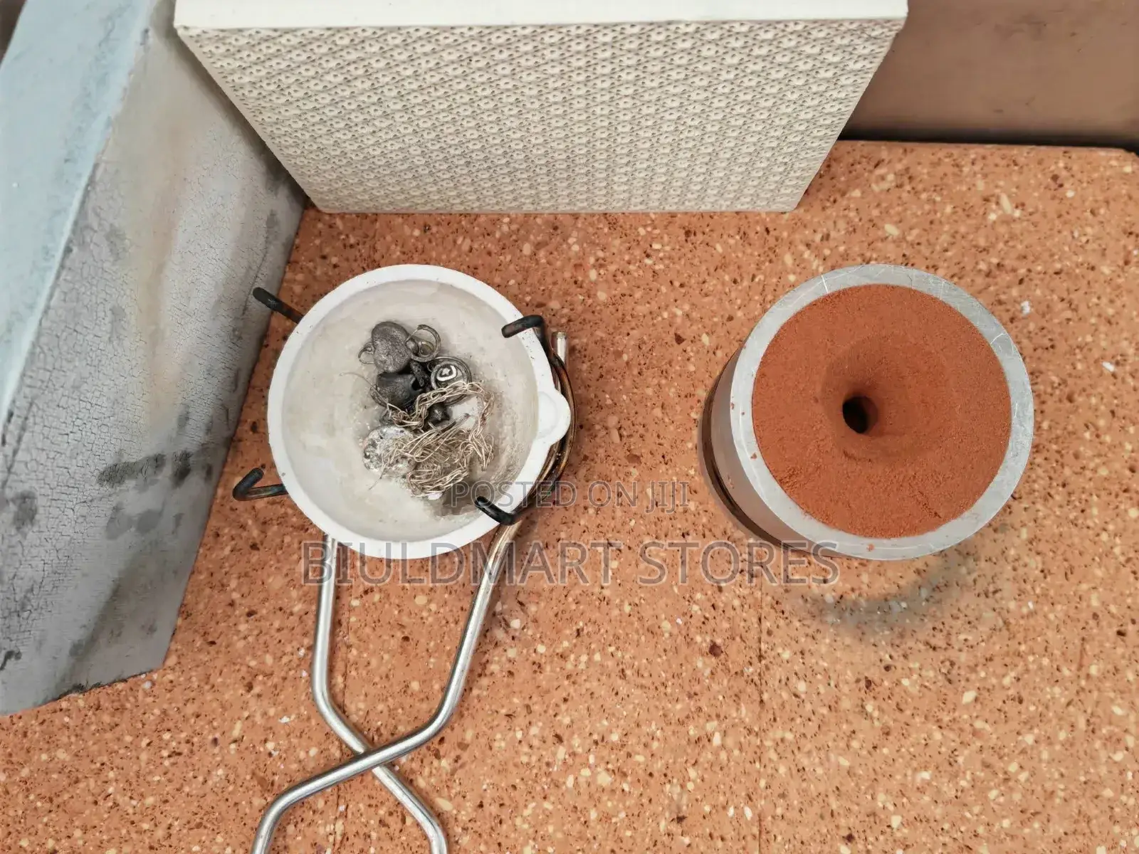 High Heat Ceramic Casting Bowl With Pour Lip