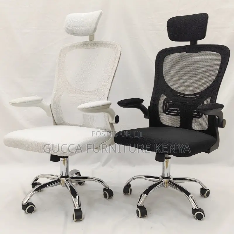 High-back Ergonomic Chair With Flip Armrest