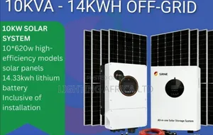 10kva Smart Hybrid - 14kwh Lithium Battery Home Off-grid Package