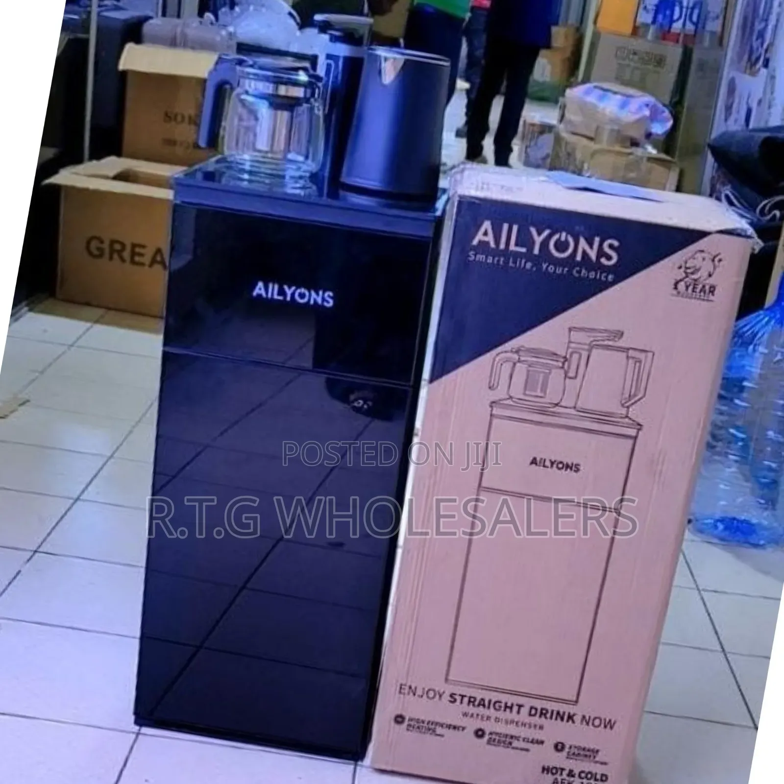 Ailyons Hot Normal Bottom‐Load Water Dispenser