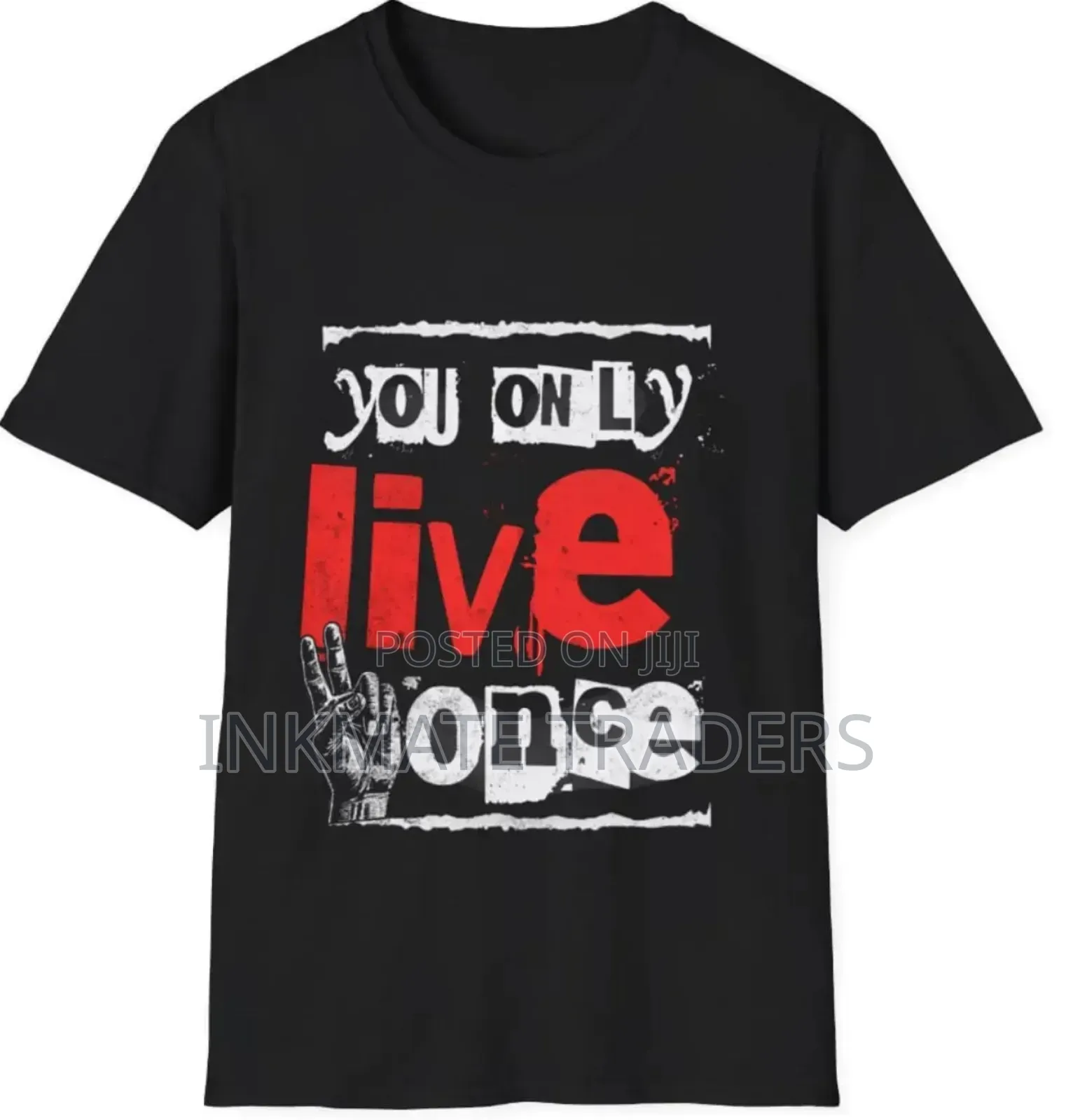 No Cut Round Neck Tshirts Printing
