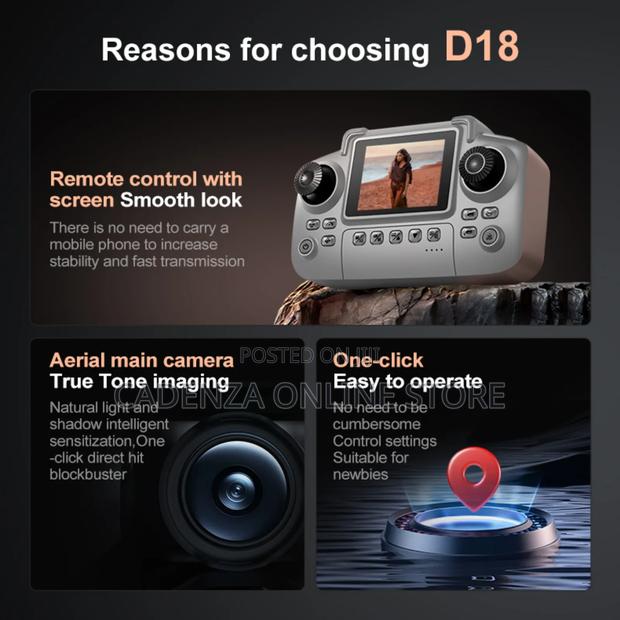 D18 Mini Drone With Screen - thumbnail 9