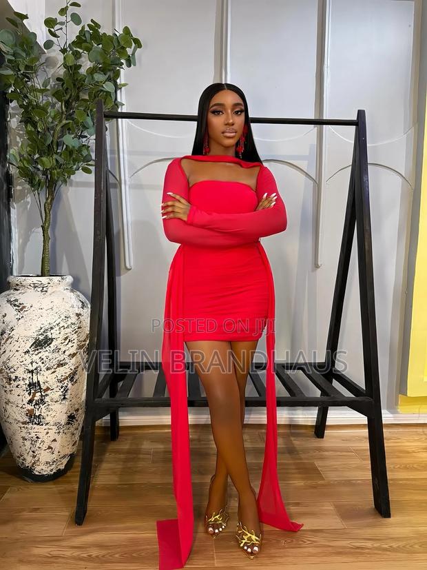 Sleek Figure-Flattering Dress - thumbnail 3