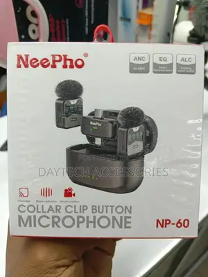 Neepho Np-60 Wireless Microphone for Type-C iPhone – Clip-on Mic