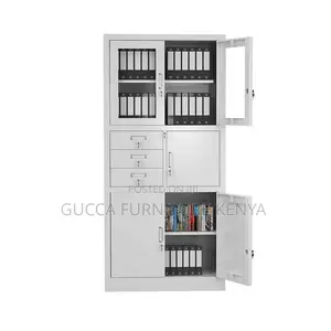 2-door White Steel Filling Office Cabinet