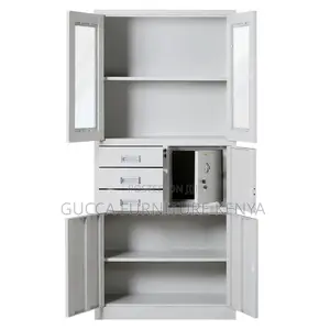 2-door White Steel Filling Office Cabinet