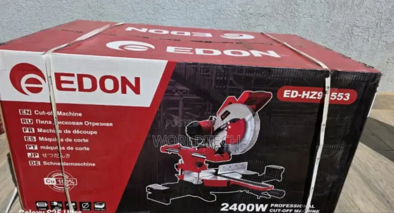 Edon Sliding Metre.Saw 2400watts /2400watts Electric Sliding Mitres