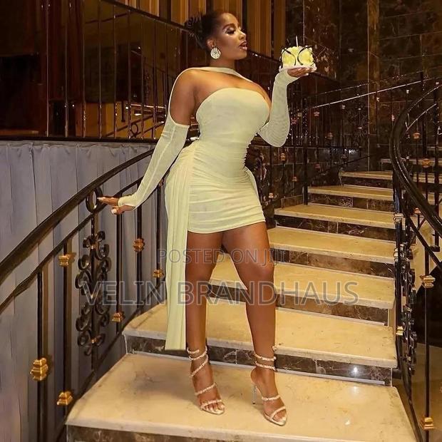 Sleek Figure-Flattering Dress - main view