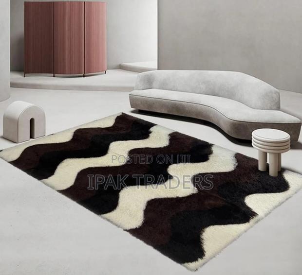 *Fluffy Pattern Carpets* 5x8 - thumbnail 4