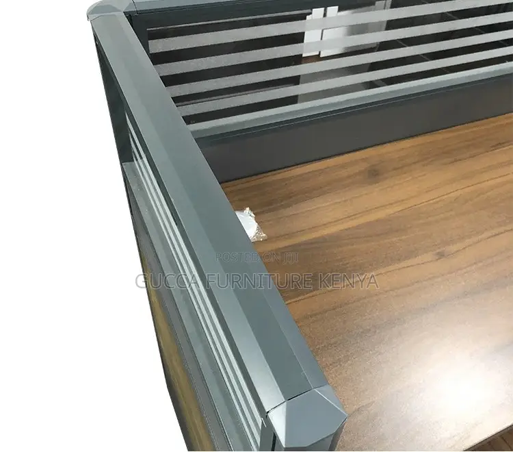 4-way Brown Modular Office Workstation