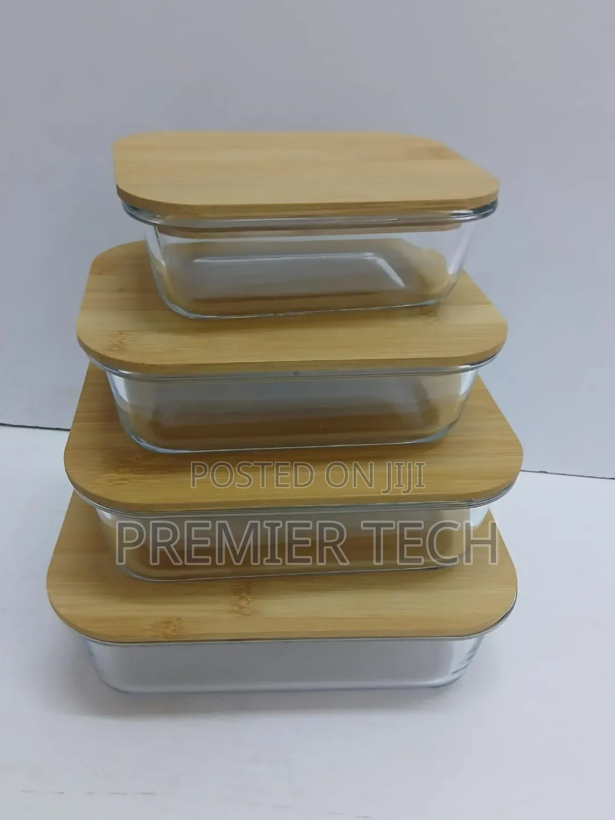 4 in 1 Snack Storage Box Set Wooden Top Lid Now