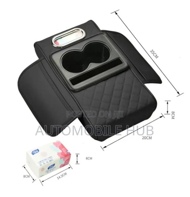 Car Seat Gap Organizer With Cup Holder | Car Storage Console - thumbnail 2