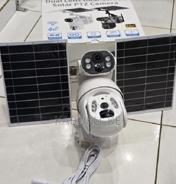 Ubox 6mp 4g Strong Battery Solar Ptz Camera