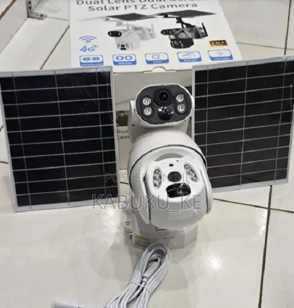 Ubox 6mp 4g Strong Battery Solar Ptz Camera