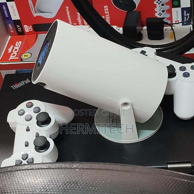 Gaming Projector With Two Gaming Consoles Video Resolution 3d Games