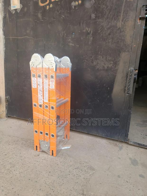 12ft Folding High Visibility Ladder - main view