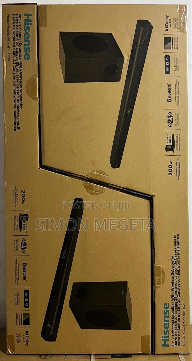 Hisense Brand New Sound Bar - main view