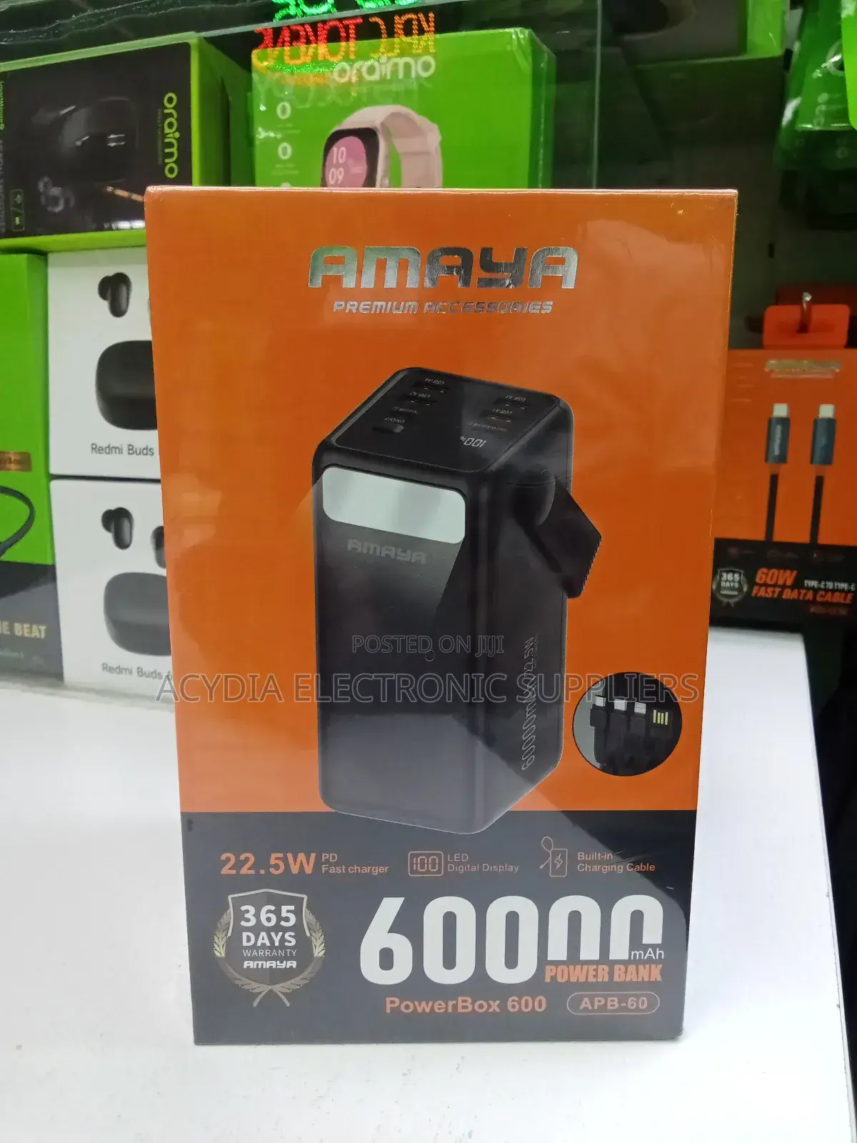 Amaya Powerbox Apb-60 22.5w, 60000mah Power Bank