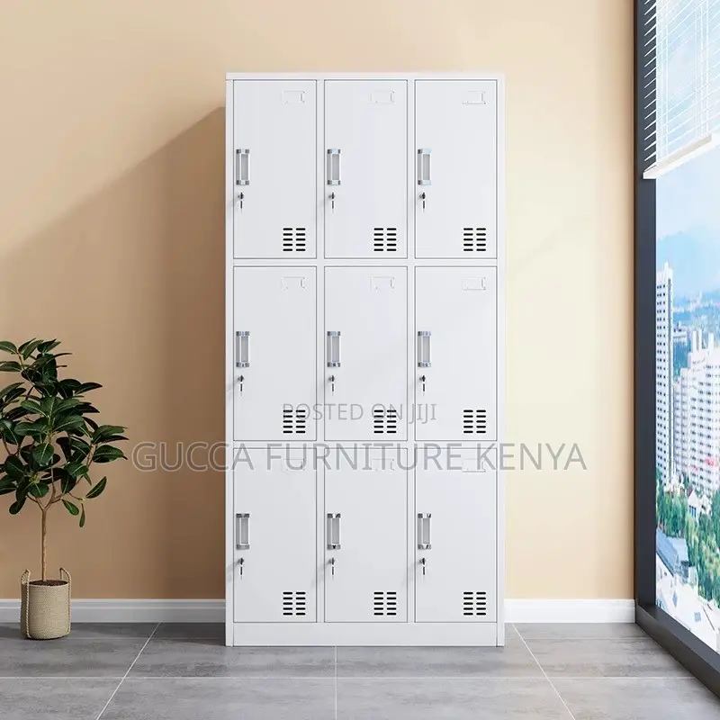 9-locker Metallic Office Filling Cabinet