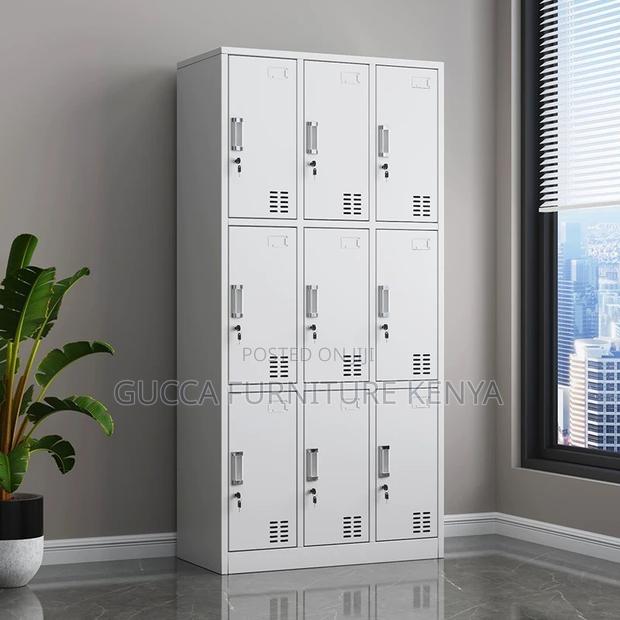 9-locker Metallic Office Filling Cabinet - thumbnail 3