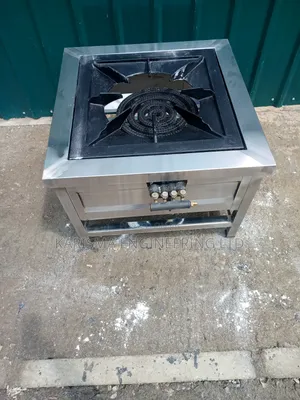 Commercial Stainless Steel Single Burner Gas Cooker.