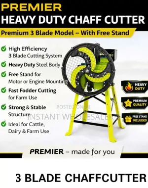 Chaff Cutter Machine 3 Blades With Motor