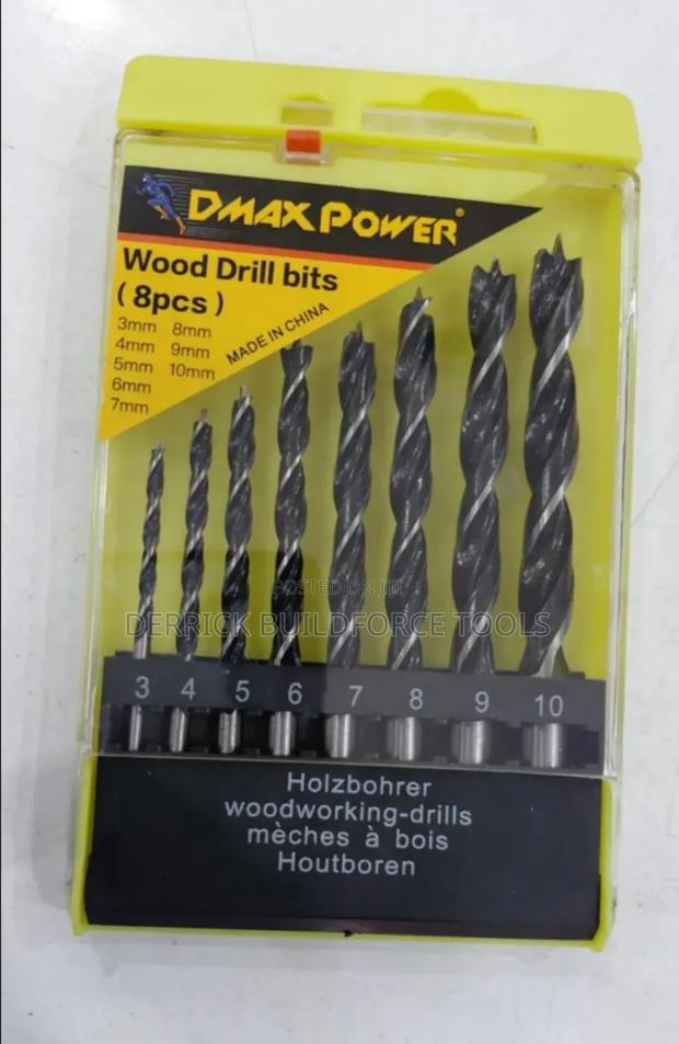 Dmax Power Wood Drill Bits 8pcs - main view