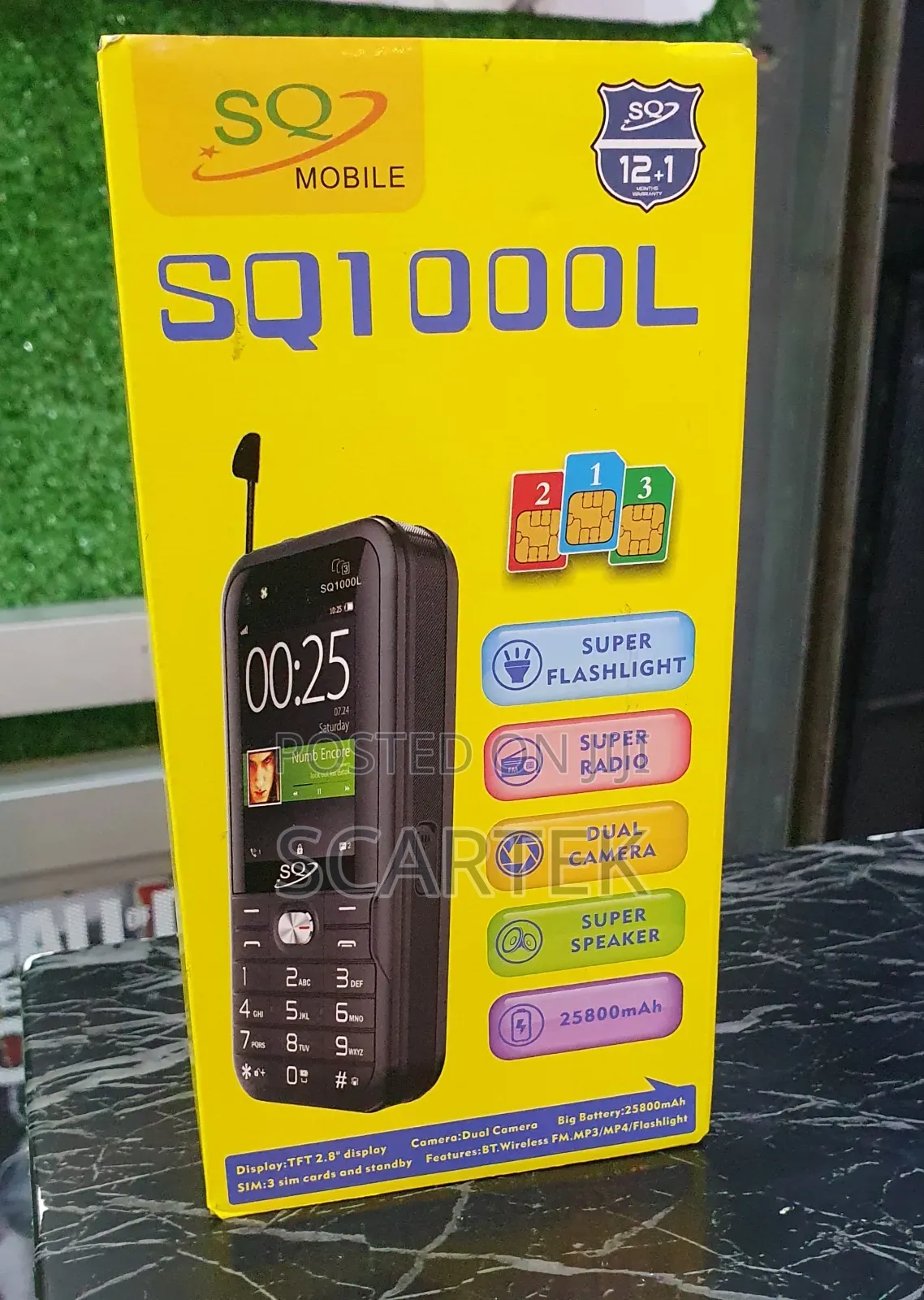 New SQ 1000L 8 GB Black
