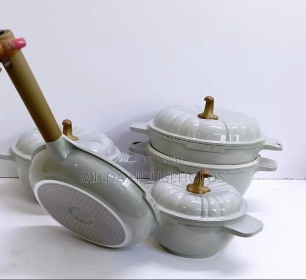 Pumpkin Granite Cookware Set - main view