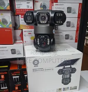 4g Dual Panel Solar Powered CCTV Camera 6mp