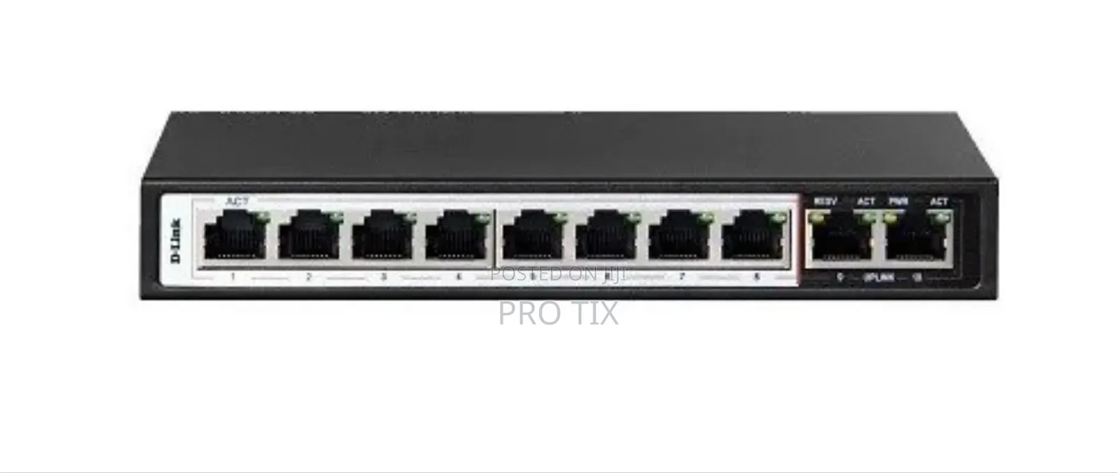 D-Link 8ge Poe+ 2ge Uplink 250m Poe Switch – DGS-F1010p