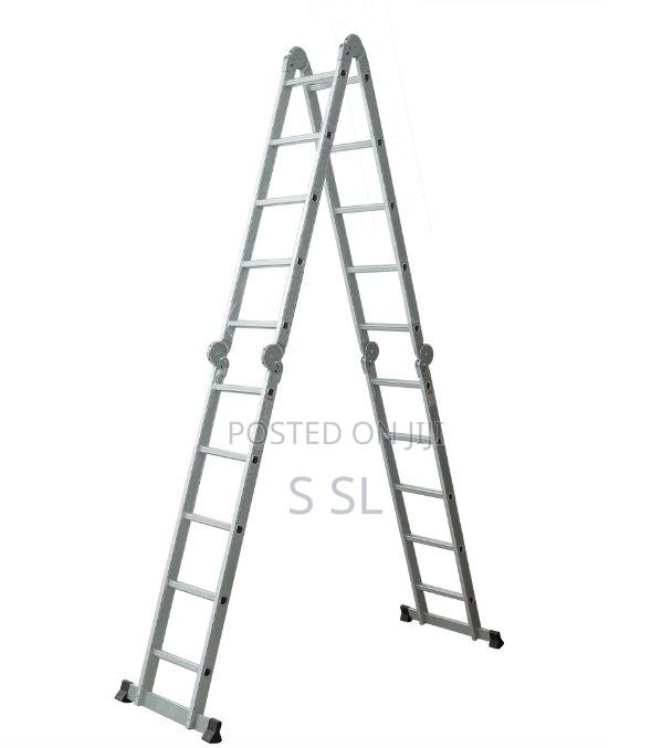 Fundi Aluminum Folding Ladder 4 X 5 Step - main view