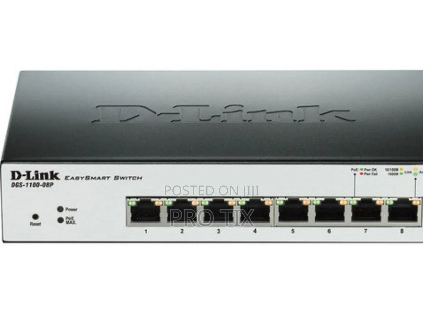 D-Link 8-Port Gigabit Smart Managed Poe Switch With 8 Poe Ports