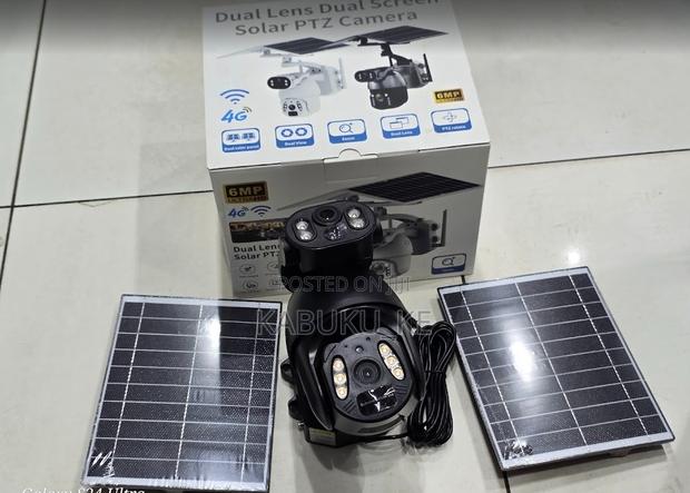 Ubox 6mp 4g Dual Lens Solar Surveillance Camera