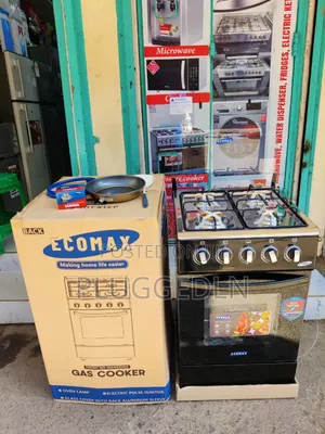 *Ecomax 4gas Electric Oven 50×55 Jet Burners, Rotisserie