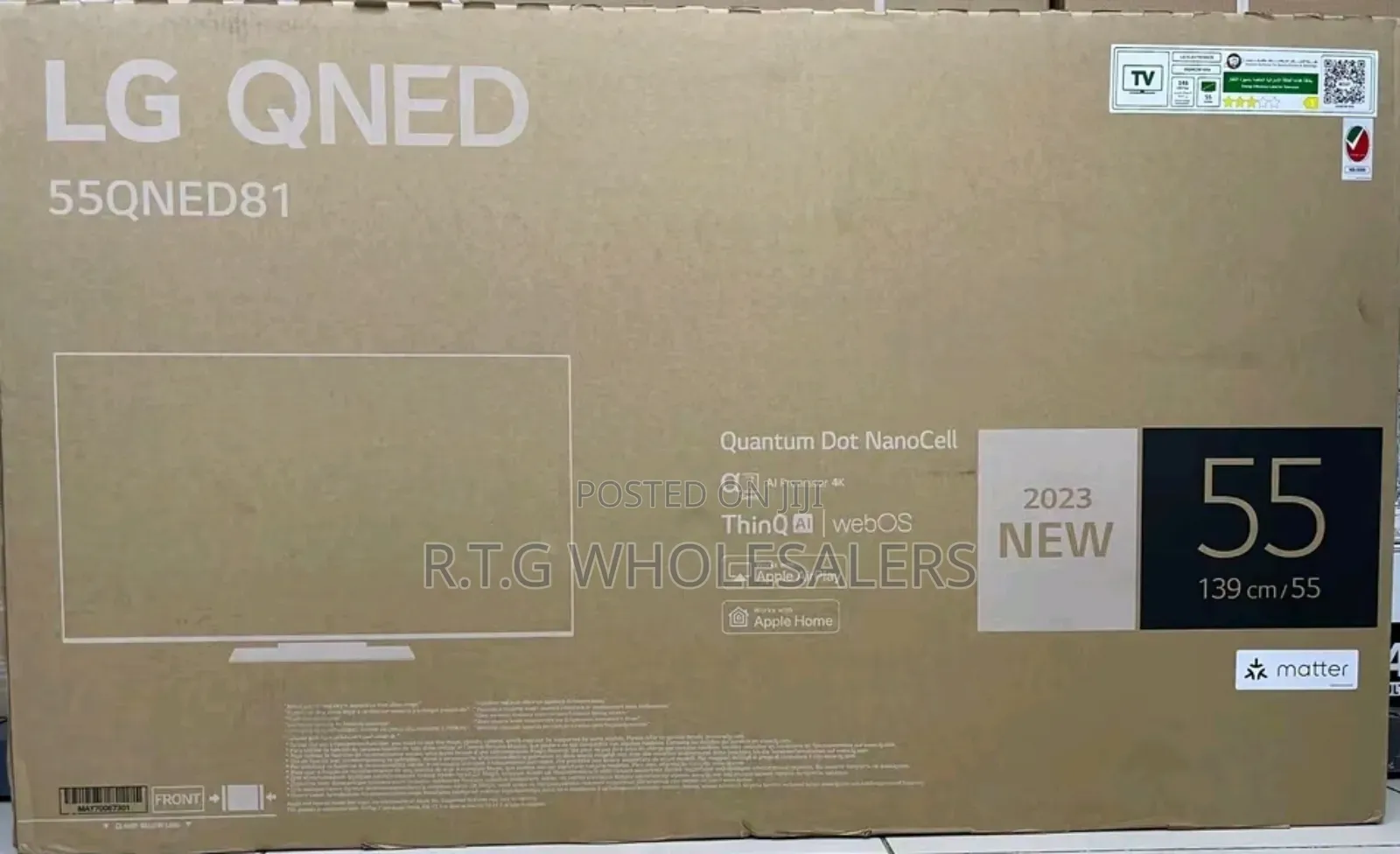 Lg 55qned80 55′′ Qned Tv – Webos Ai Picture + Game Features