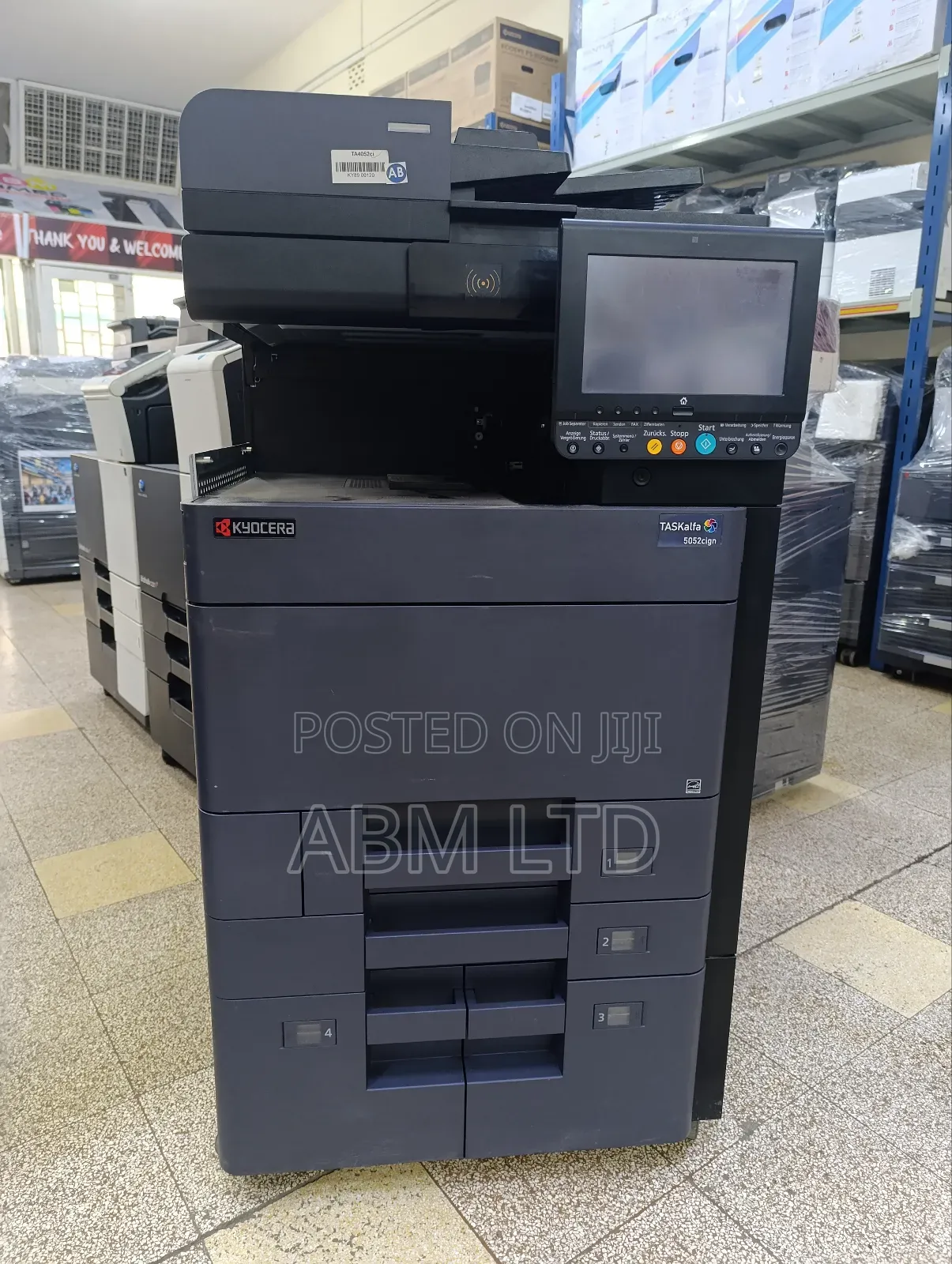 Heavy Duty Kyocera Taskalfa 5052ci Colour Laser MFP With 4 Trays