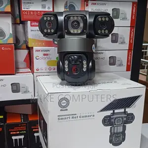 Triple Lens Camera 4g Solar Security PTZ