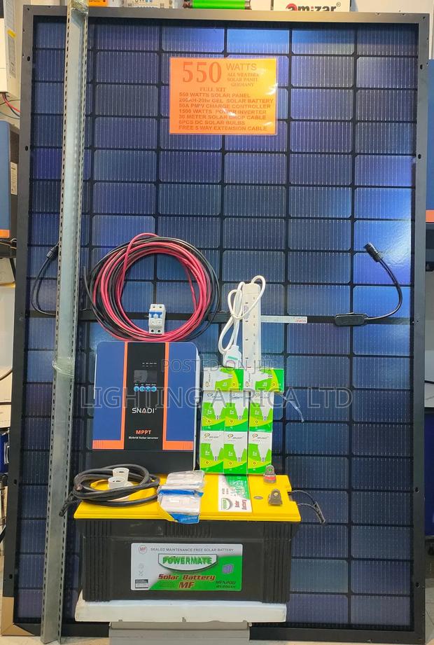 Mini Kit 200ah Battery - 300w Inverter - 30a Controller - main view