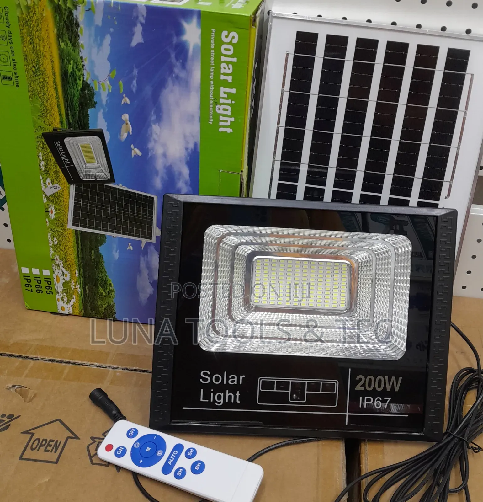 Ip67 Outdoor Solar Flood Lights 200w