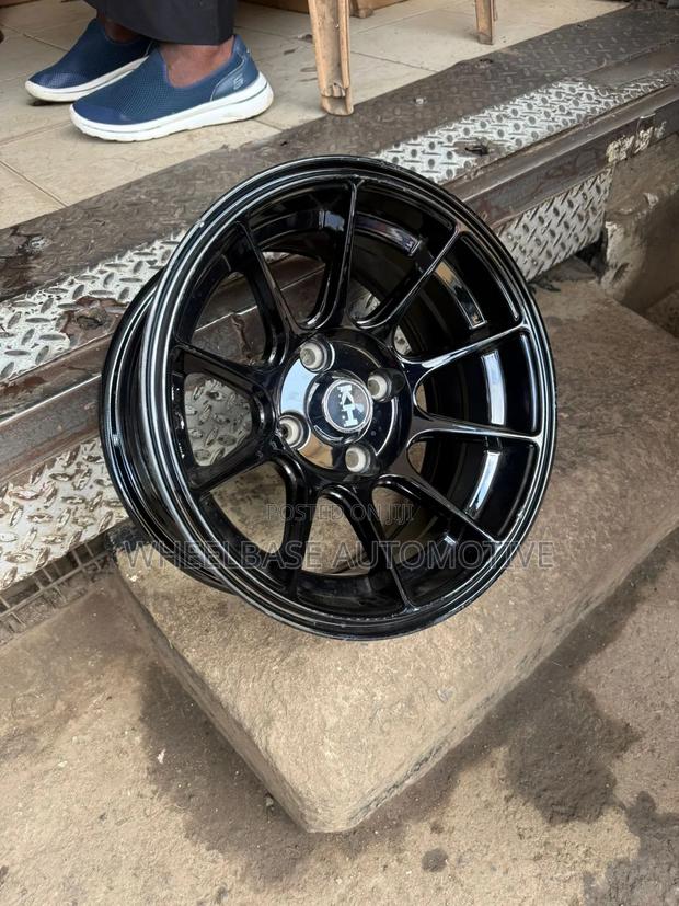 13" Inch Offset Alloy Rims in Matt Black Color, Countrywide Delivery