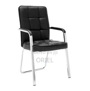 Modern Office Visitor Chair : Executive Office Leather Guest Chair