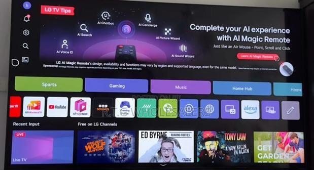 Lg 65′′ Ua8500 / Ua85 Uhd Smart Tv With Α7 Gen8 Processor