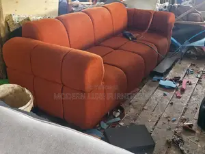 Orange Bubble 3 Seater Sofa