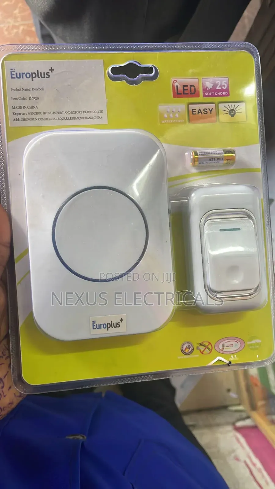 Wireless Doorbell Europlus